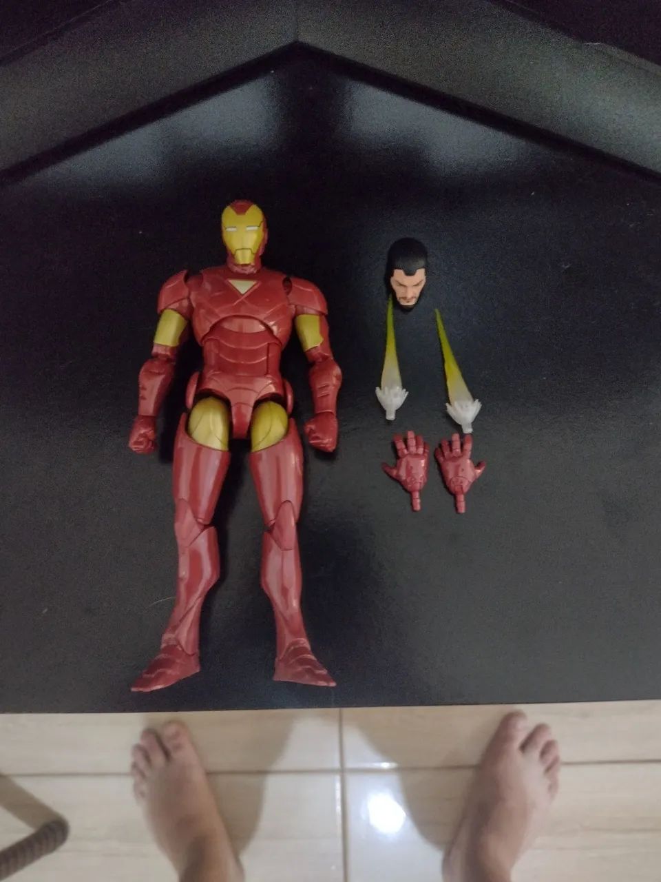 Iron Man extremis do pack do mandarim Marvel legends  - Foto 2