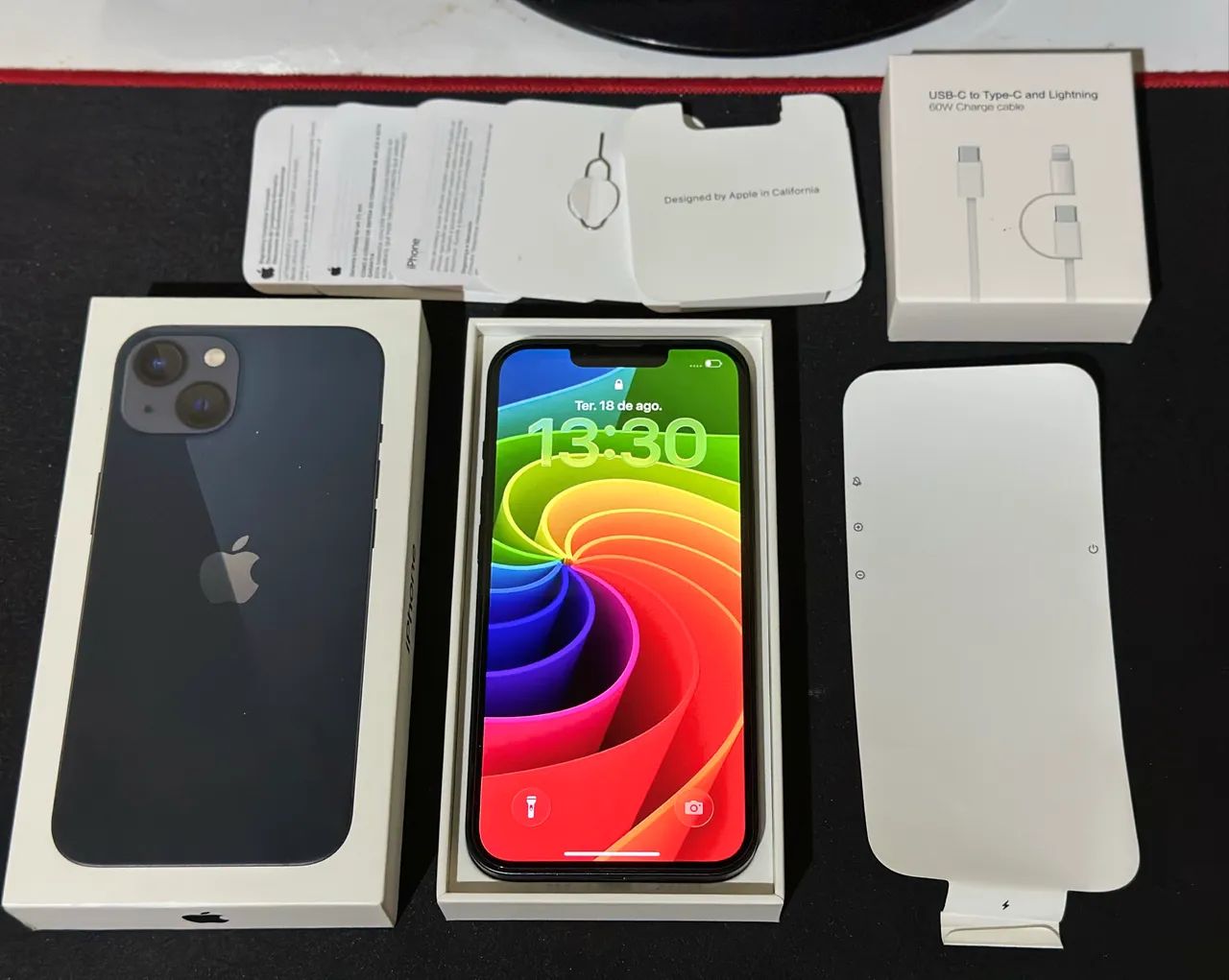 iPhone 13 128gb com nota fiscal, caixa e todos acessórios! 