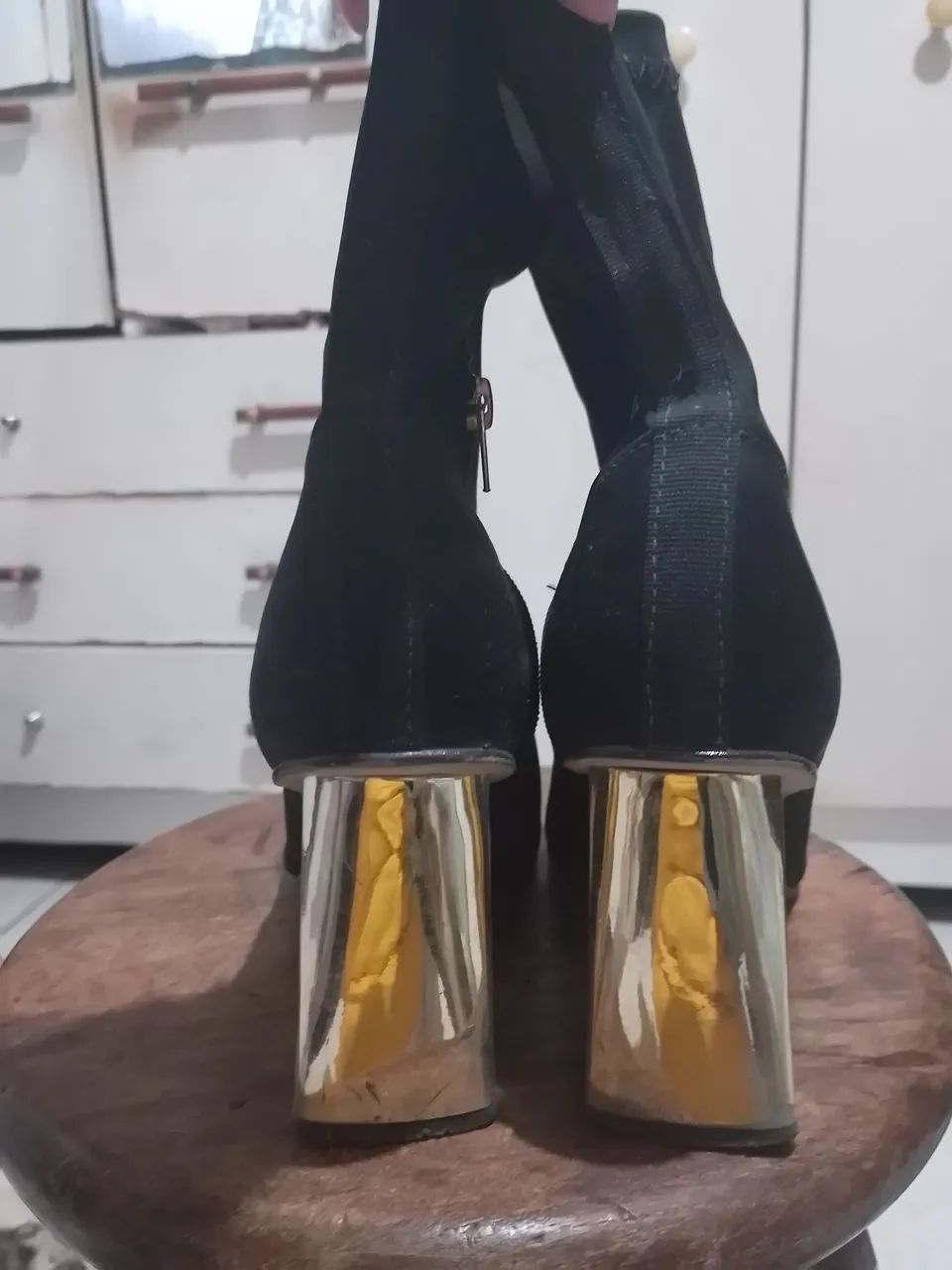 Bota de Salto Preta - Foto 3