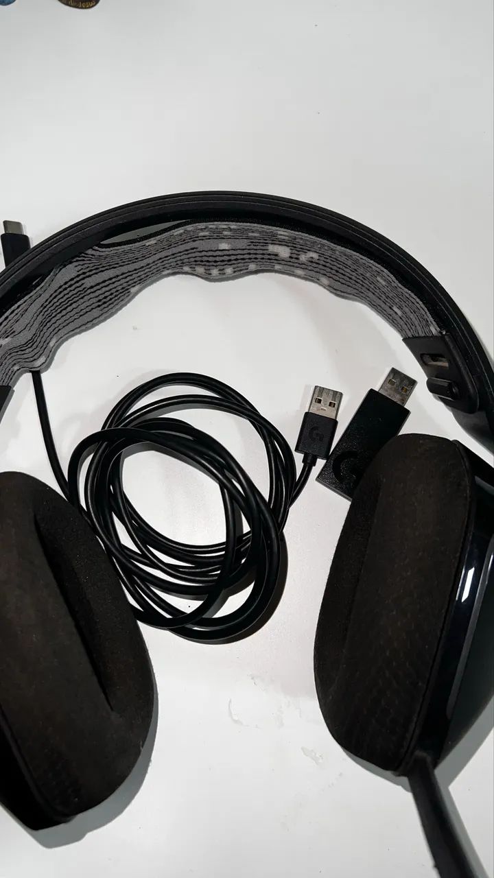 ? **HEADSET LOGITECH G733 LIGHTSPEED - COMPLETO - Foto 2