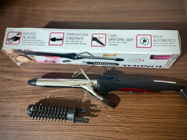 Modelador de cachos Mondial Infinity Chrome 2 em 1 - Completa - Foto 4