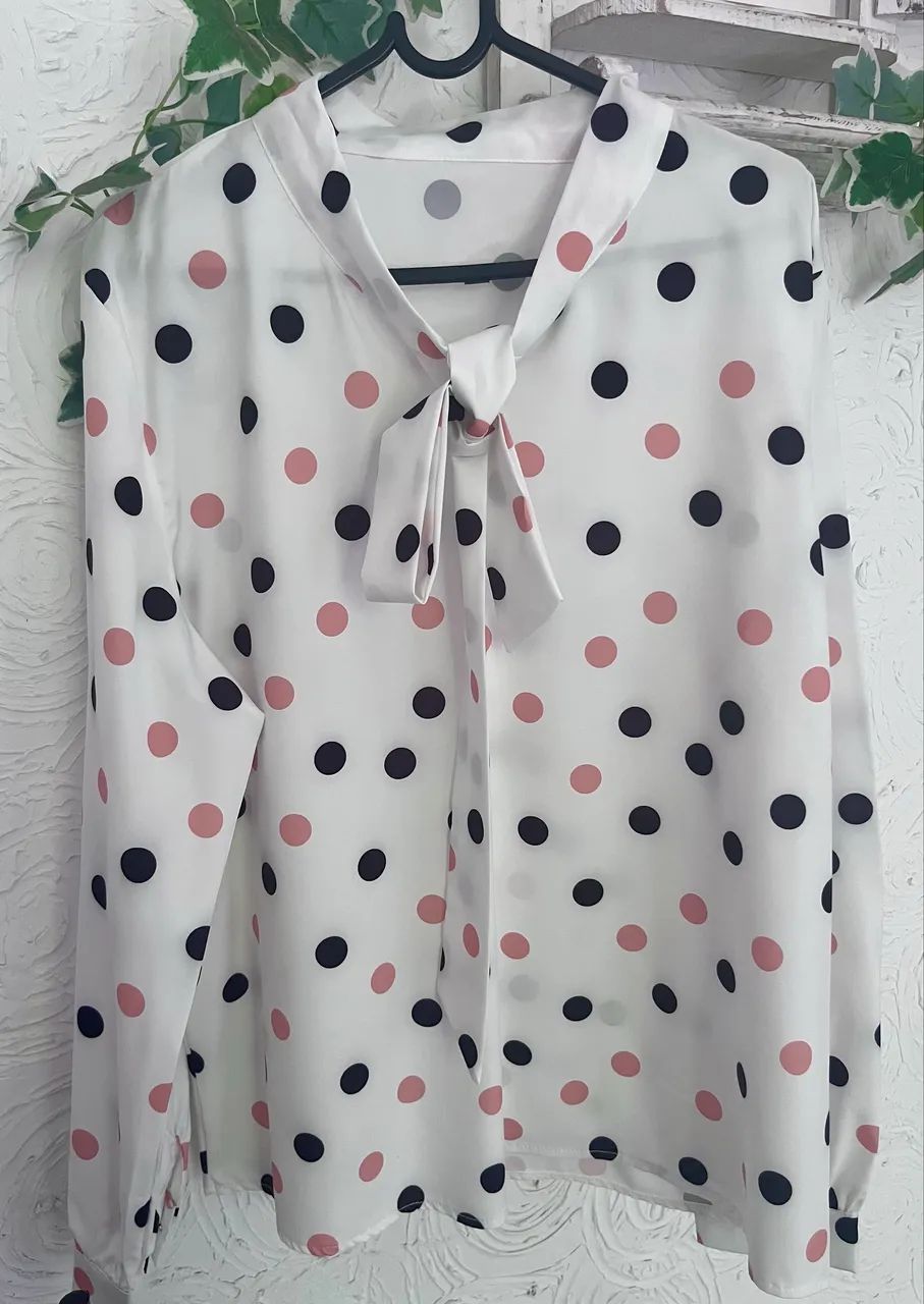 Camisa manga longa viscose toque de seda - Foto 2