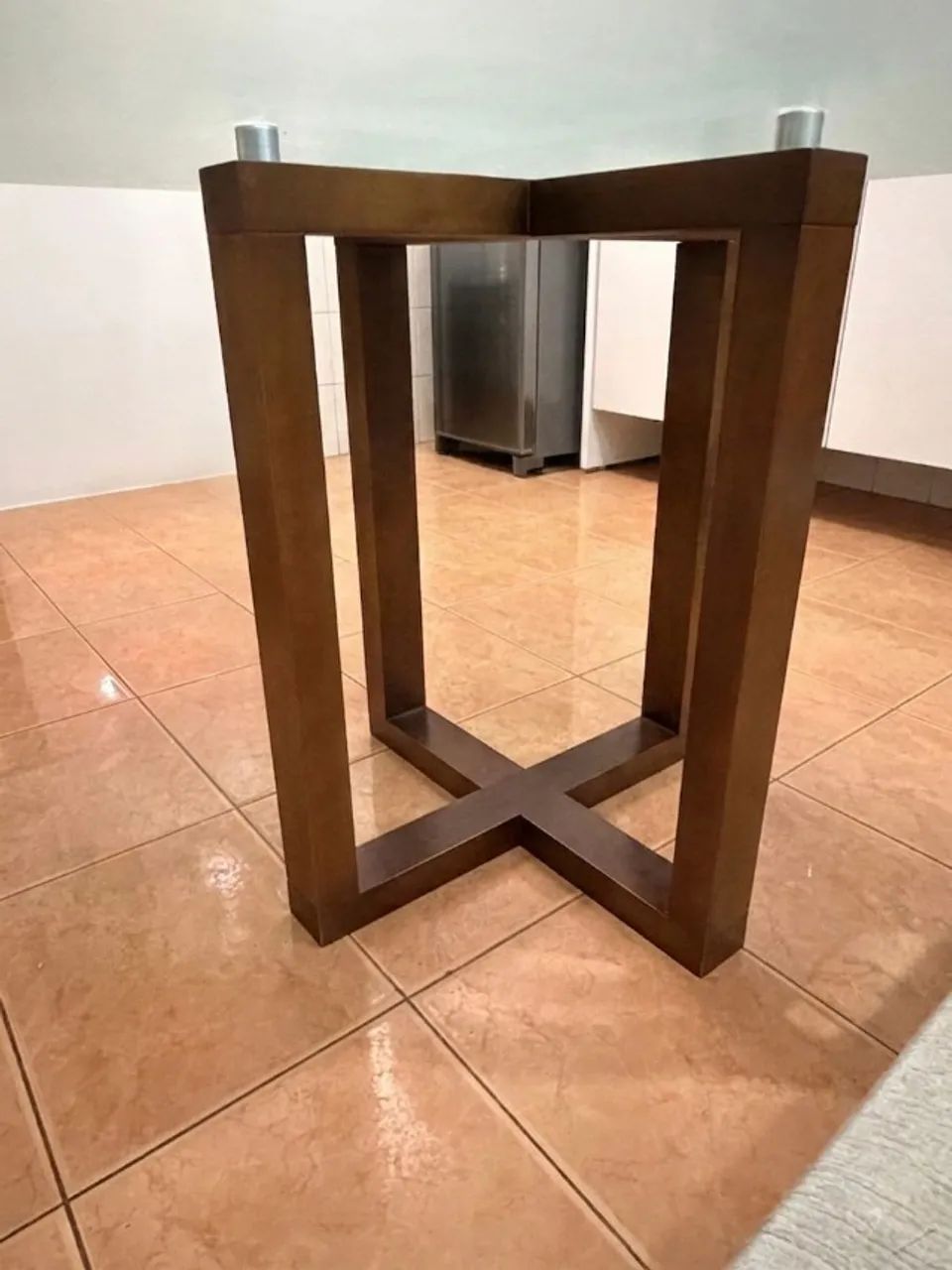 Mesa de jantar tampo vidro temperado - Foto 3