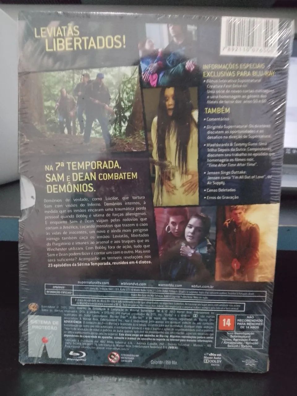 Supernatural 7a temporada completa em blu-ray (lacrado e original) - Foto 2