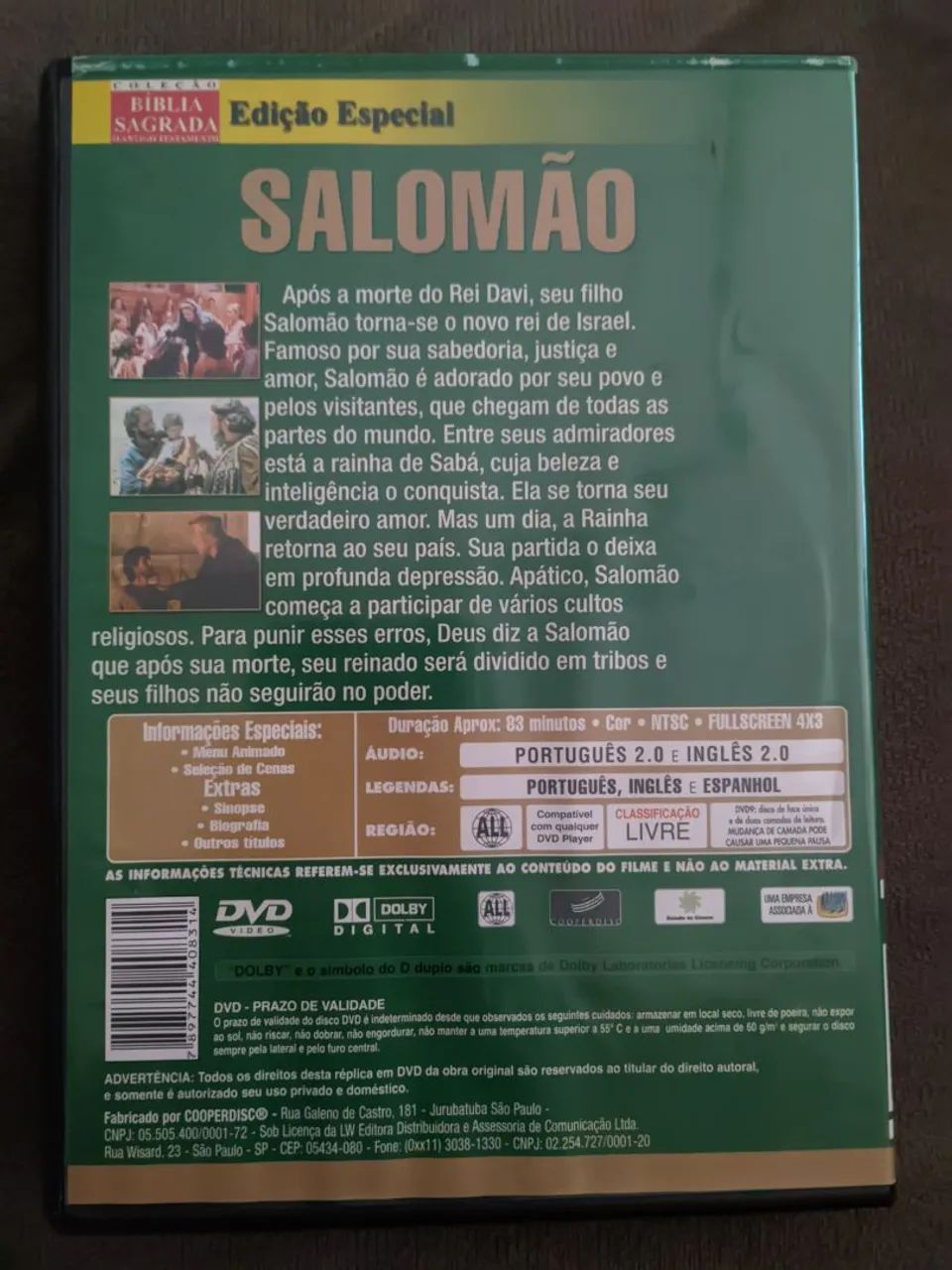 Coleção original de dvds bíblicos - Foto 3