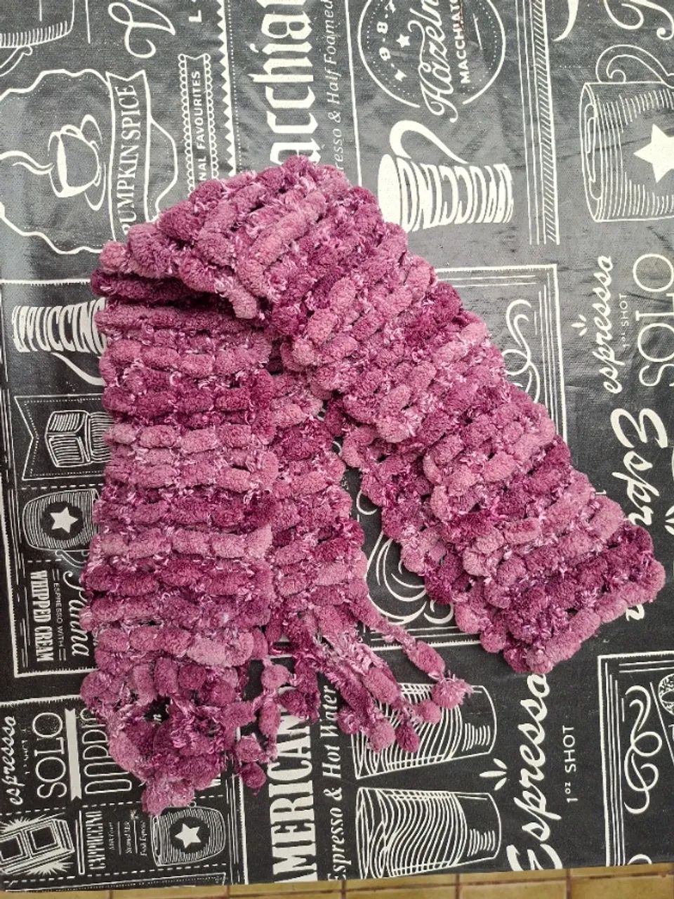 cachecol rosa