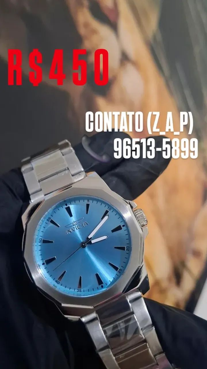 Relógio INVICTA SPECIALTY - ORIGINAL AZUL BEBE - Foto 3