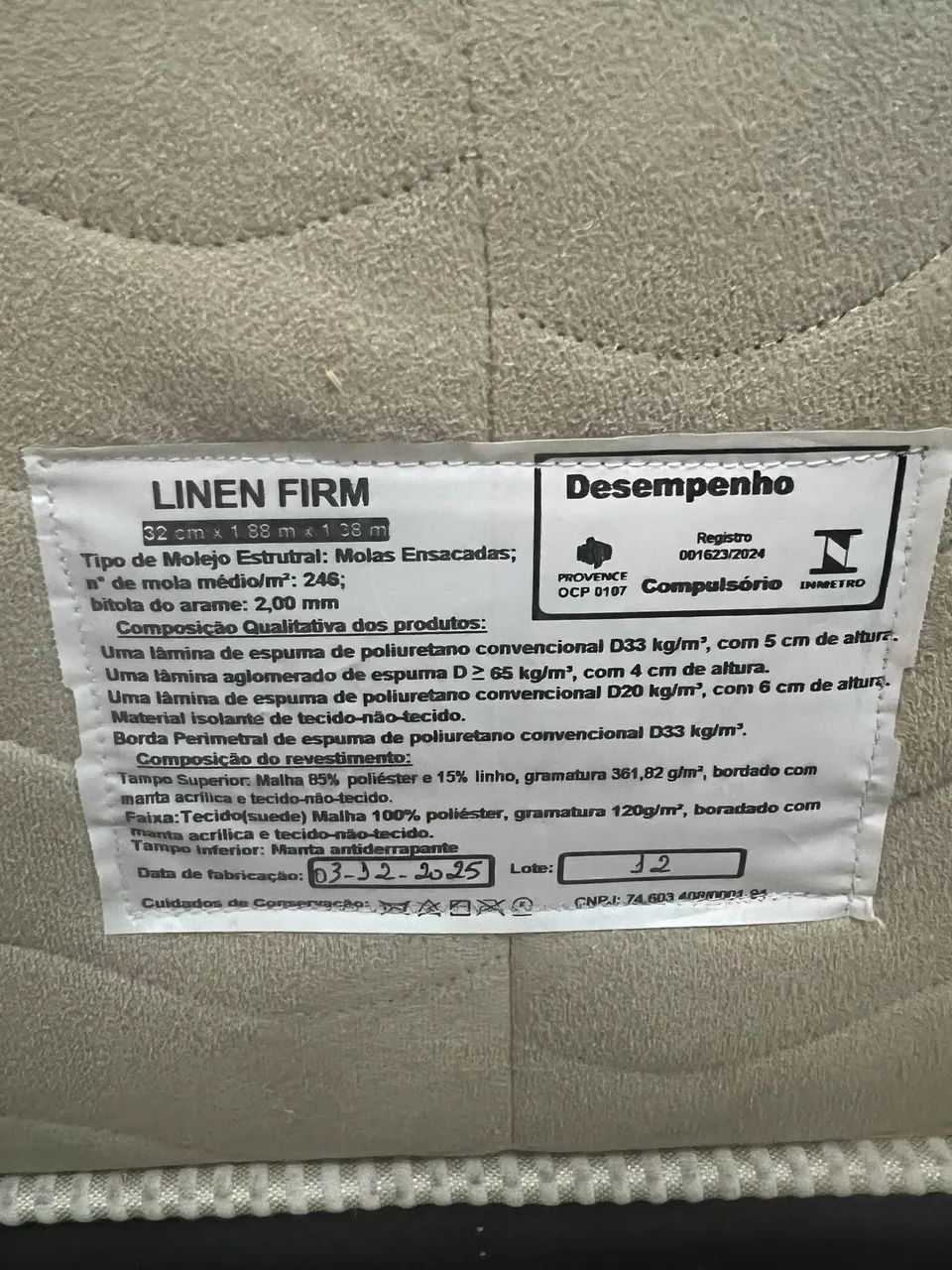Vendo colchão novo com box nunca usado - Foto 2
