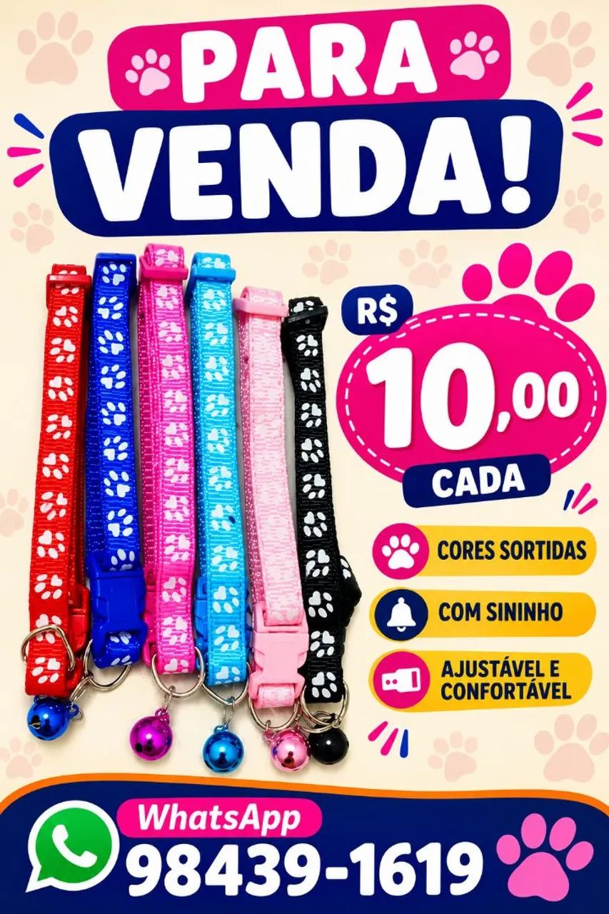 COLEIRINHAS 0ARA CAES E GATOS