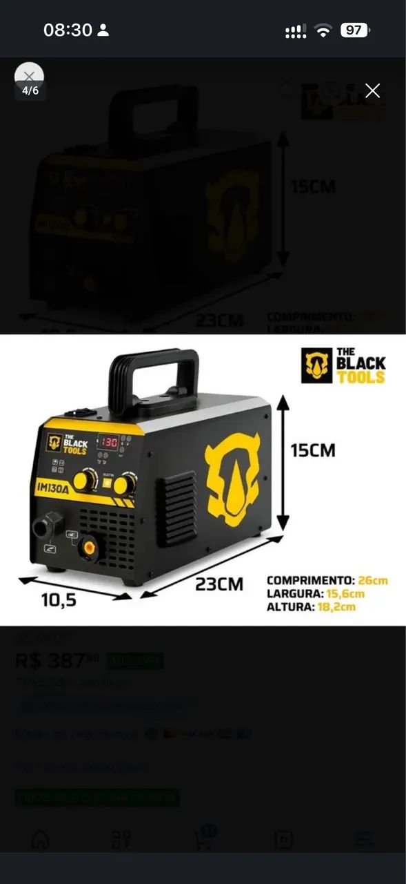 Máquina de solda Mig sem gás - Foto 4
