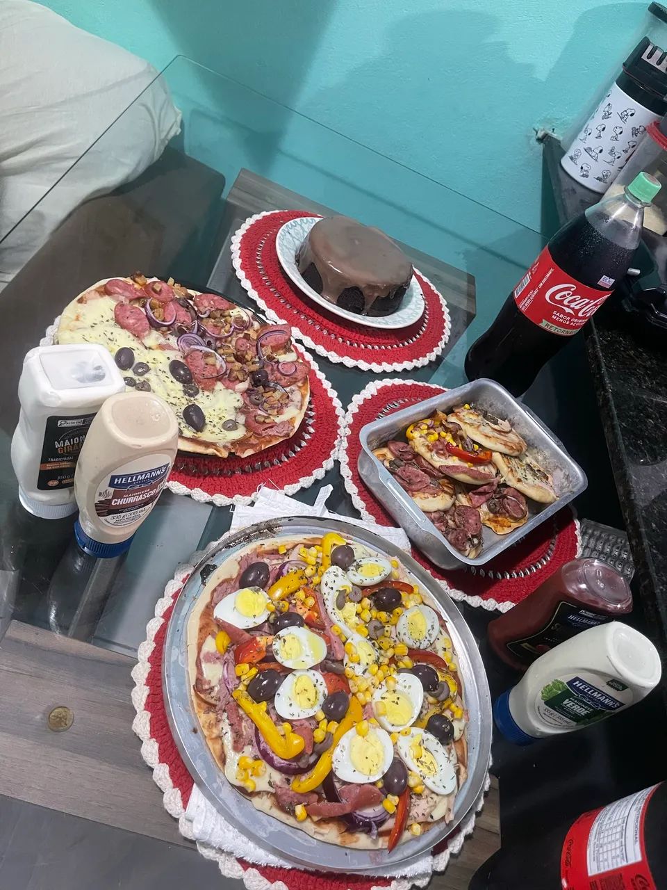 Mesa de vidro tamanho médio - Foto 2