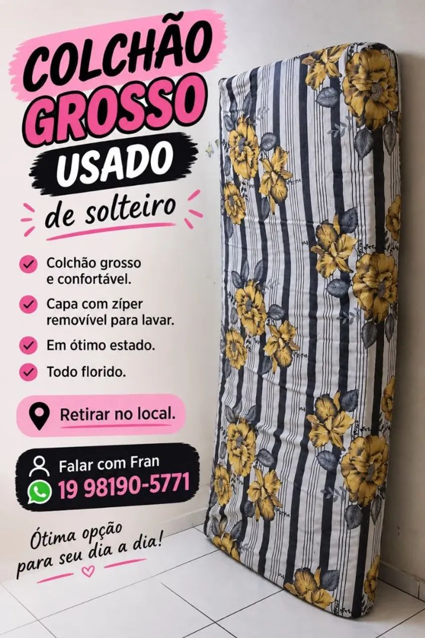 Colchão solteiro 
