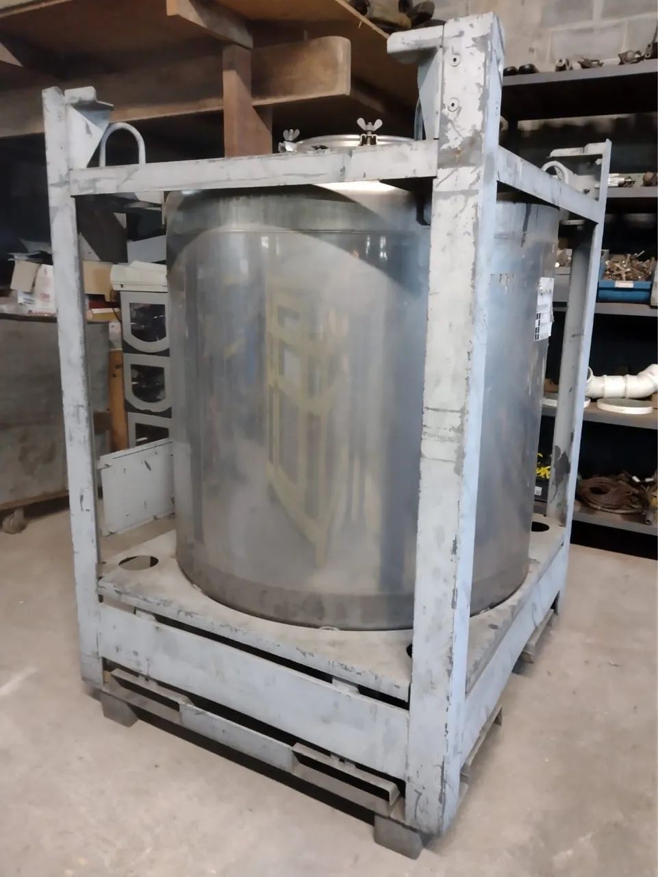 Reservatório aço inox inoxidável ibc 1000 litros  - Foto 2