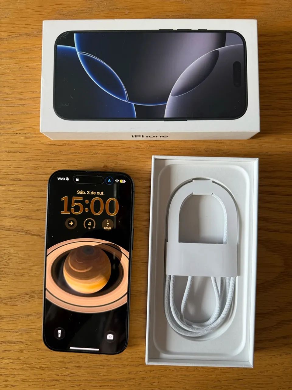 iPhone 16 Pro 256GB Preto - R$ 5.000 - Foto 3