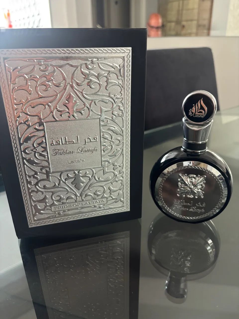 Perfume árabe masculino, Fakhar Black - Eau de Parfum - Foto 3