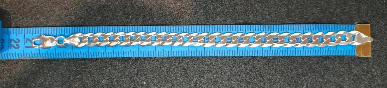 Pulseira Prata 925 (8mm) - 16 gramas - Foto 5