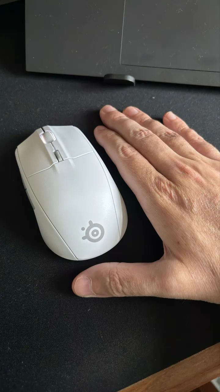 Mouse Steelseries Rivals 3 sem fio branco 2.4ghz e bluetooth - Foto 3