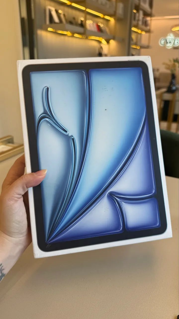 IPAD AIR M4 128GB WI-FI 11 POLEGADAS BLUE NOVO LACRADO / LOJA FÍSICA  - Foto 2