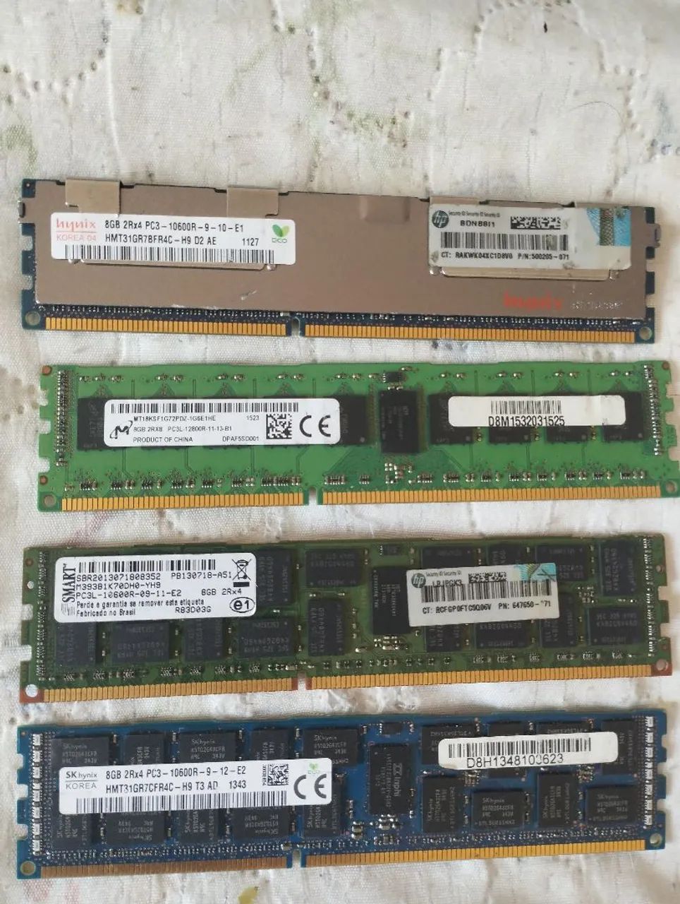 Memória RAM ddr3 1333 / 1600 Mhz