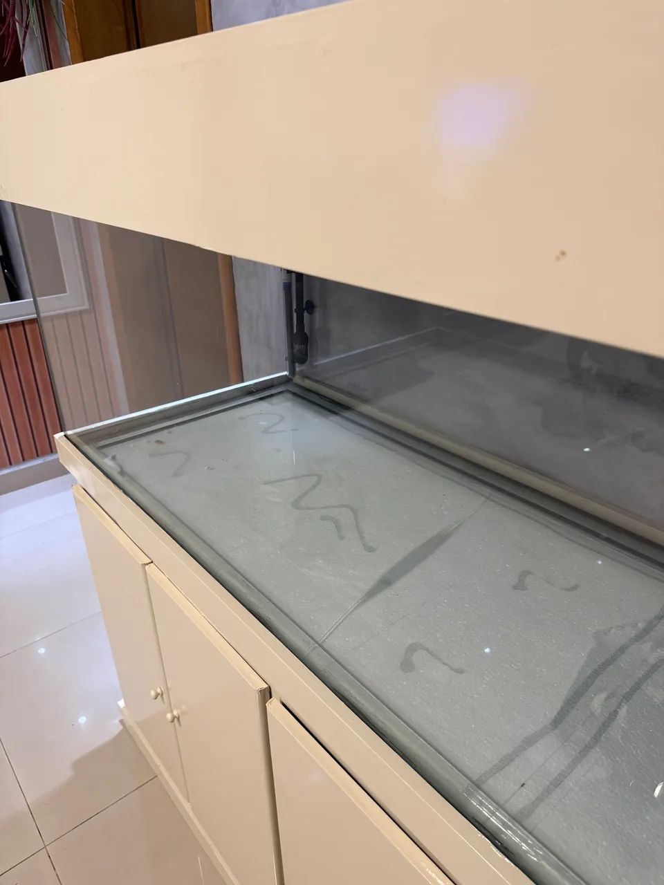 Aquário 385 litros - 140x55x50 - 10mm lapidado  - Foto 6