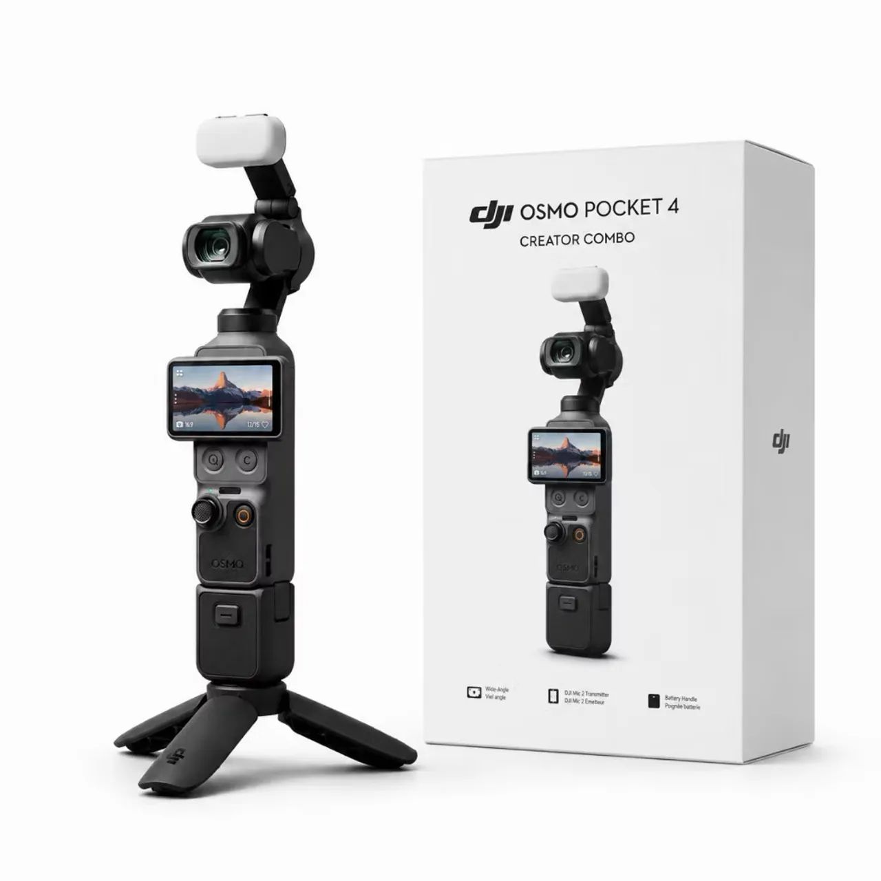 Câmera Dji Osmo Pocket 4 Creator Combo - Nova e Lacrada 