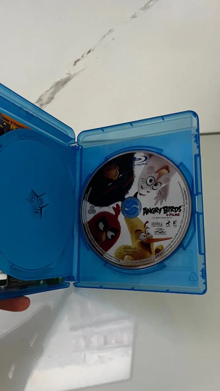 Blu-Ray 3D + 2D Angry Birds O Filme - Duplo C/ Encarte E Curtas Extras - Foto 4
