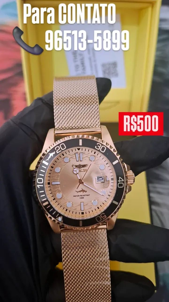 Relógio INVICTA ORIGINAL Referência 47177 Com Caixa E Certificado  - Foto 3