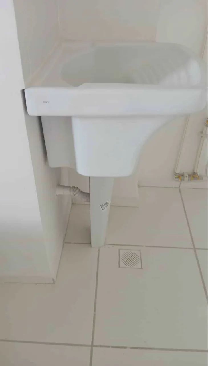 Tanque Branco com Coluna Conjunto Completo  - Foto 2
