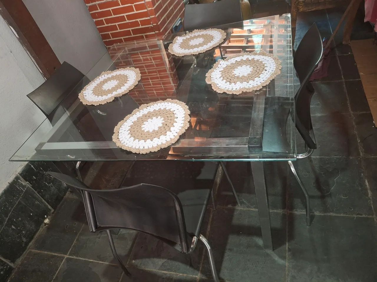 mesa  com 4 cadeiras - Foto 2