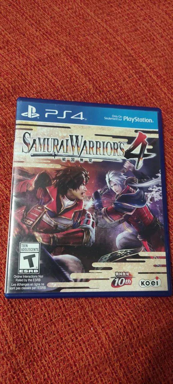 Samurai warrior 4 - ps4 semi novo excelente 