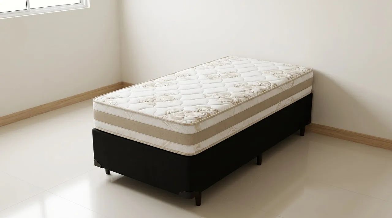 Cama box nova no plástico