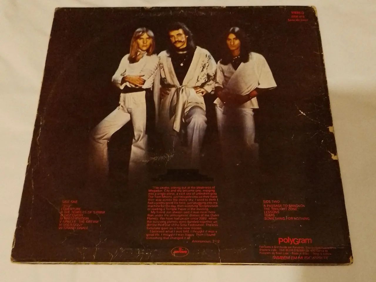 Rush - 2112 LP Disco Vinil (VG+) - Foto 2