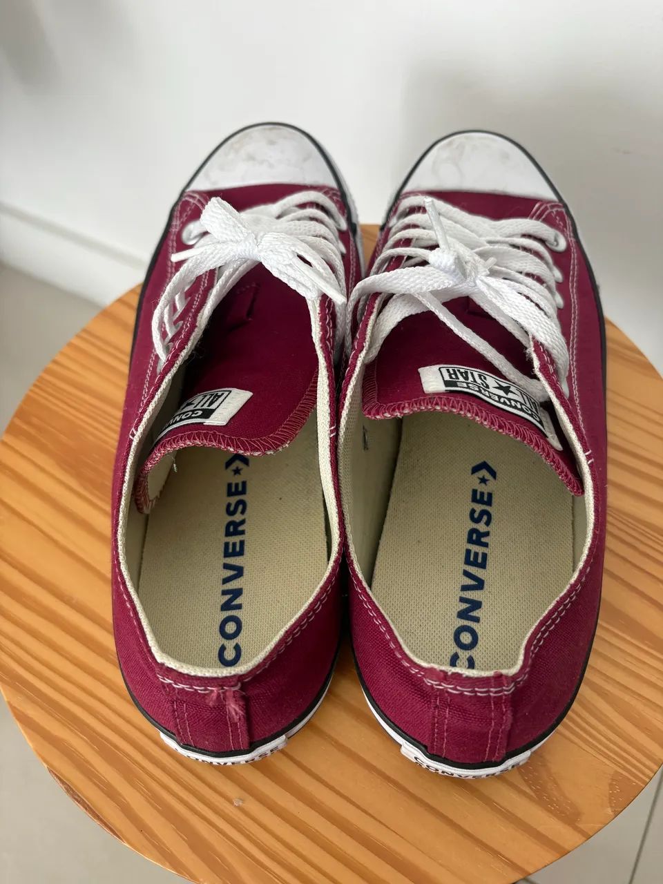 Tênis Converse Vinho 39 - Foto 4