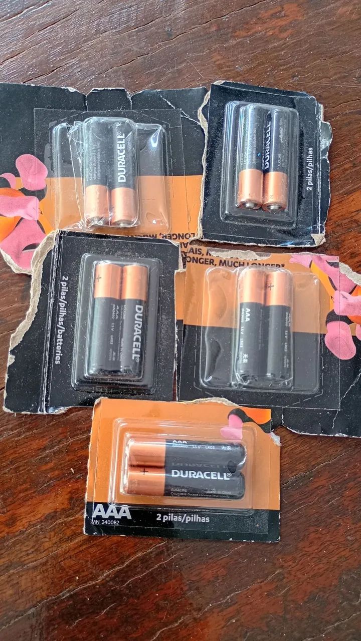Pilhas duracell