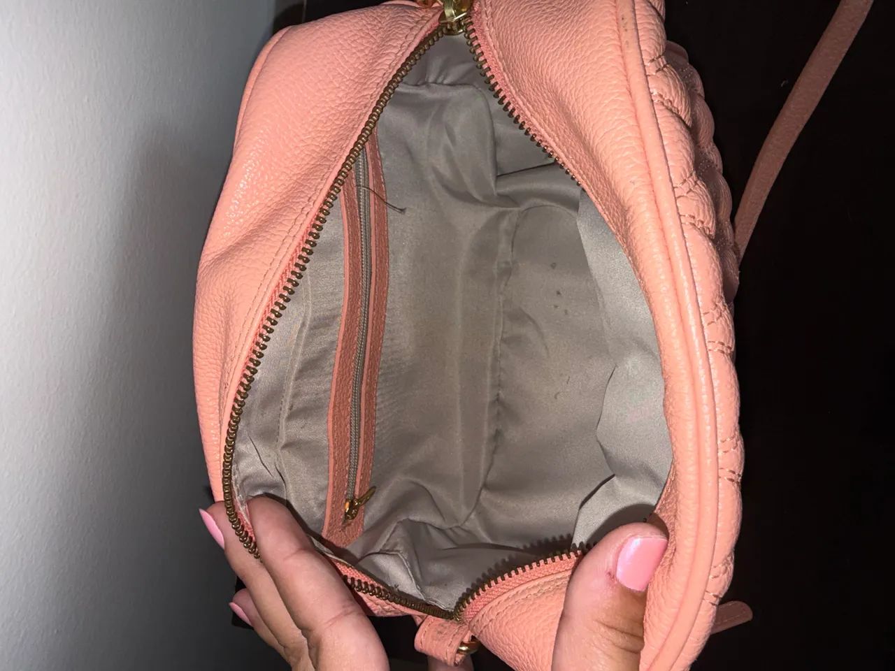 Bolsa Luiza Barcelos média cor salmão  - Foto 3