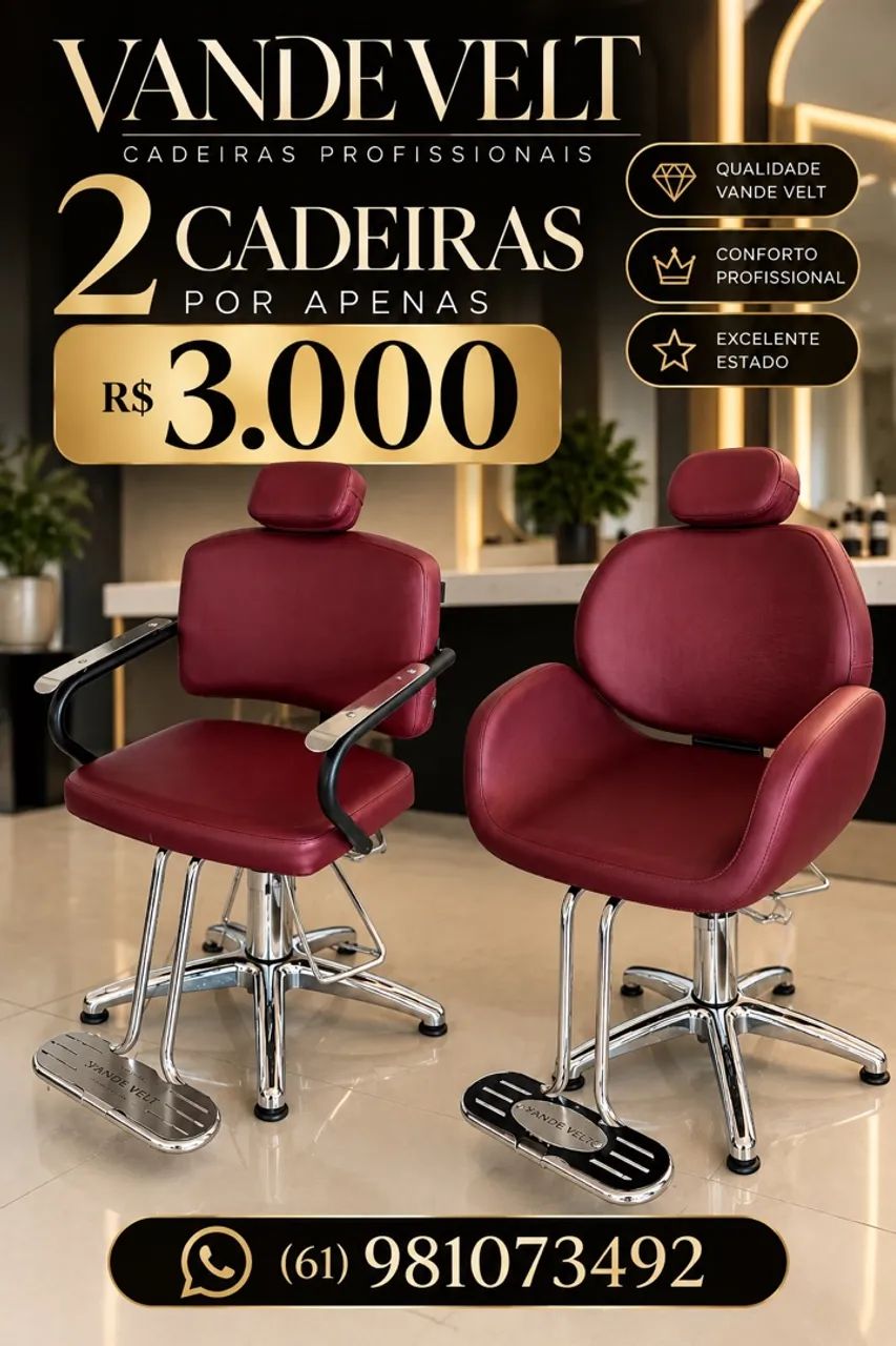 Desapegos de salão de beleza 