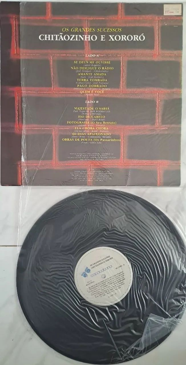 Disco vinil Chitãozinho e Xororó - Foto 2