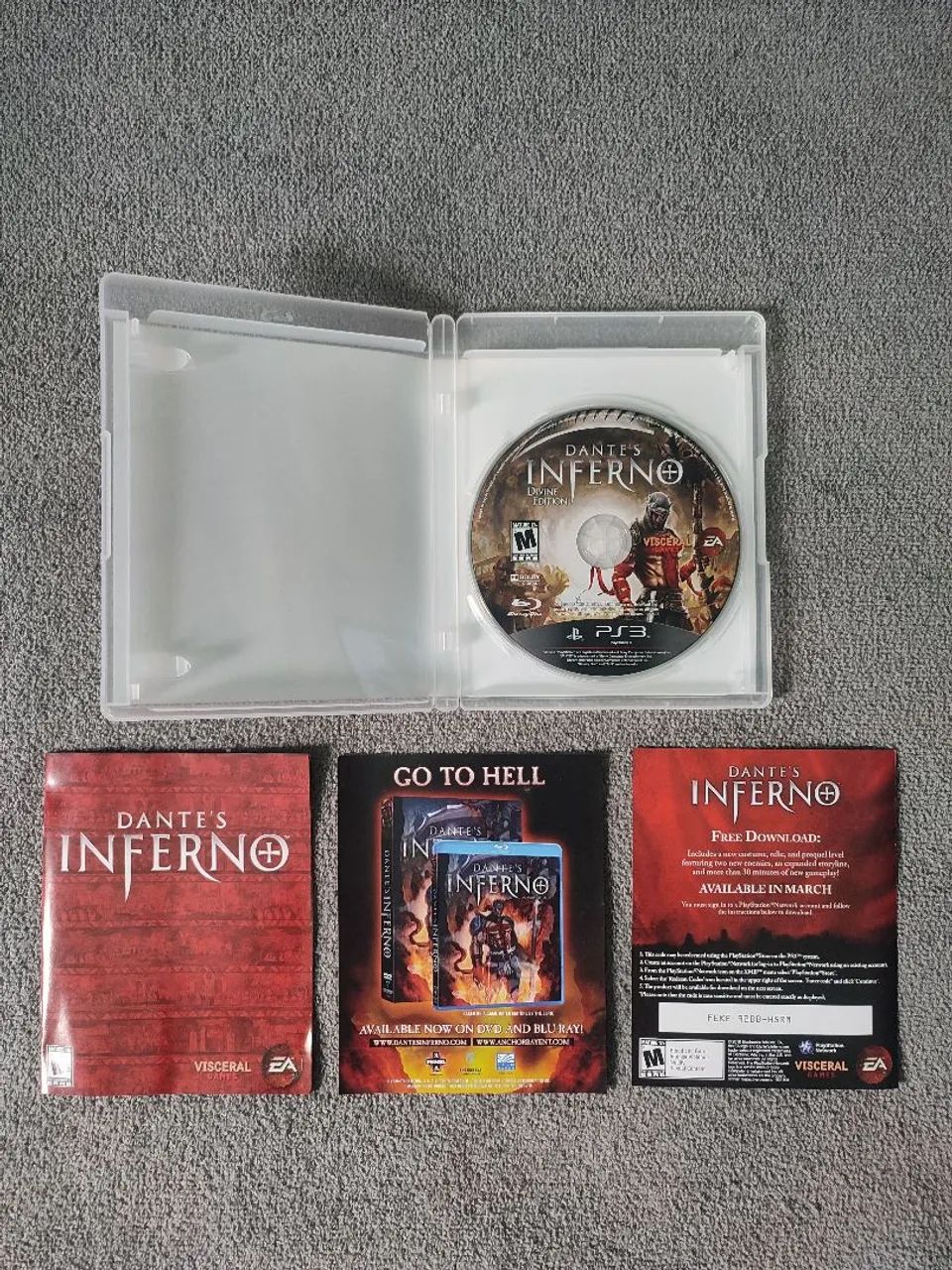 Dantes Inferno Divine Edition PS3 - Dante's Inferno PlayStation 3 - Seminovo!  - Foto 4