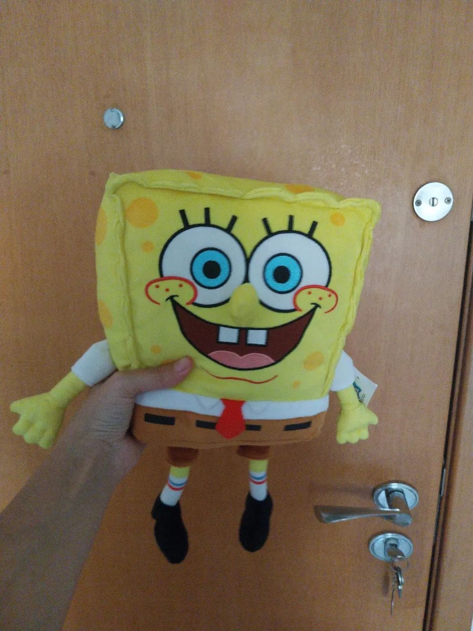 Pelúcia bob esponja nova com tag 30 cm