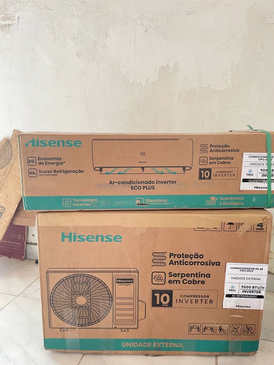 AR-CONDICIONADO HISENSE 9000BTUS INVERTER  - Foto 2