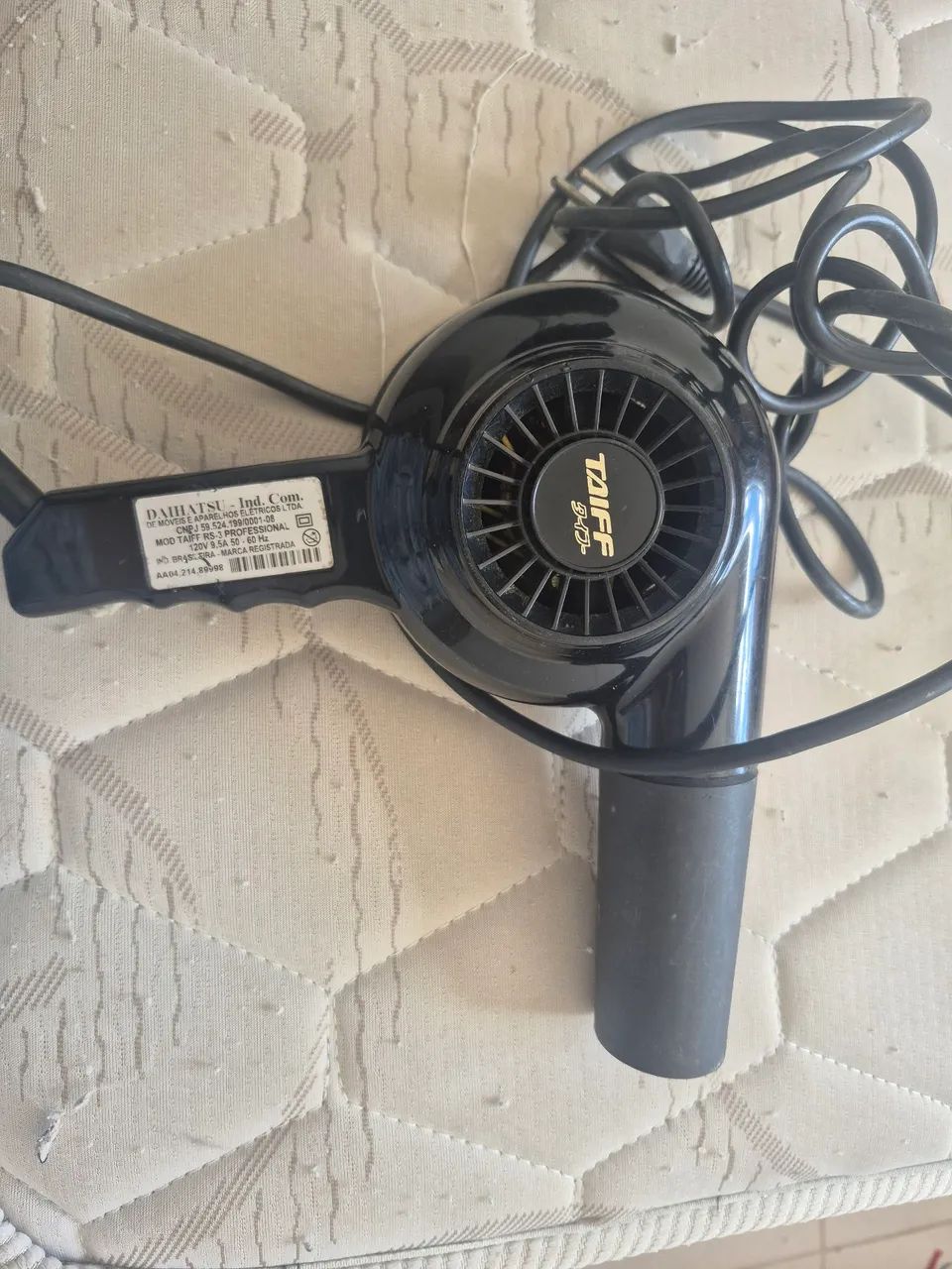 Secador usado 126 volts