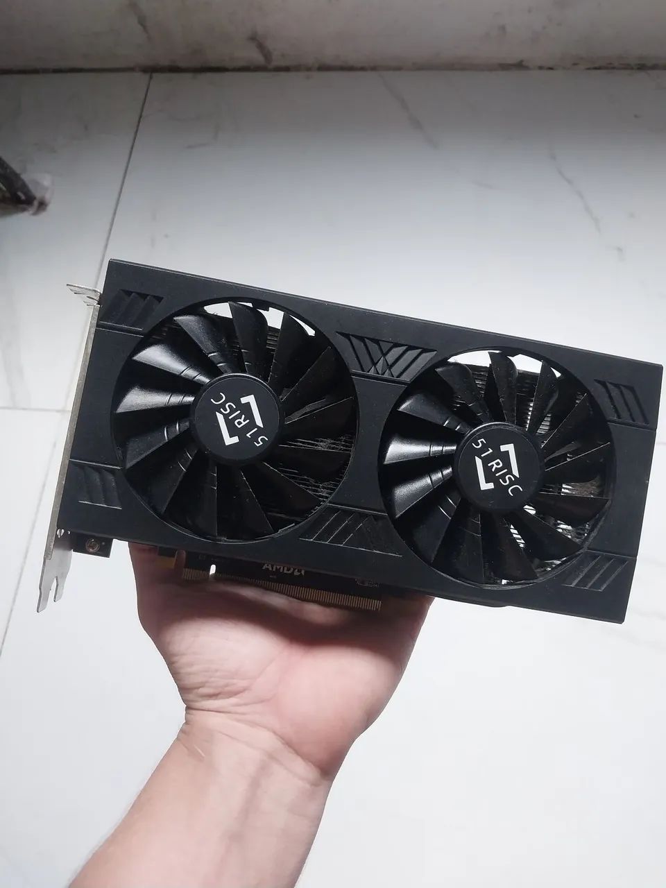 RX 580 com defeito(queimou)