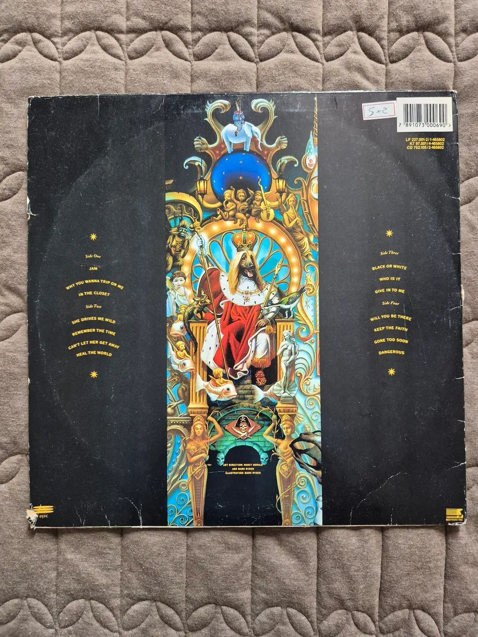 Vinil Michael Jackson Duplo Dangerous - Foto 2