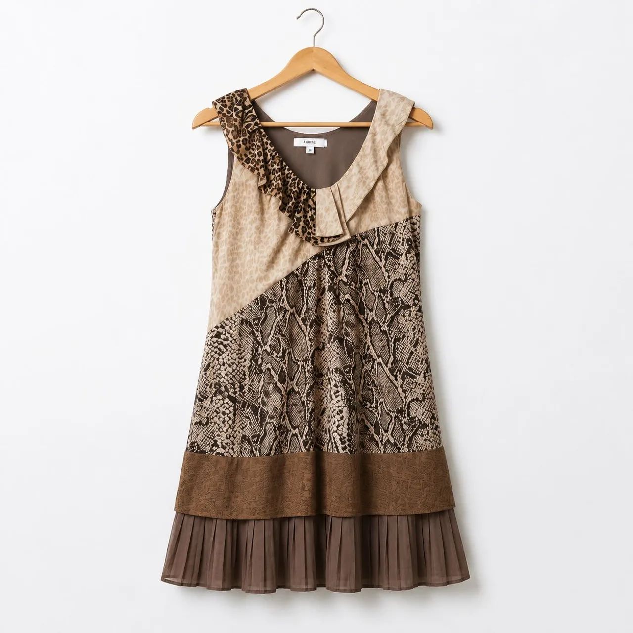 Vestido Animale Original 38 Animal Print com Forro  - Foto 3