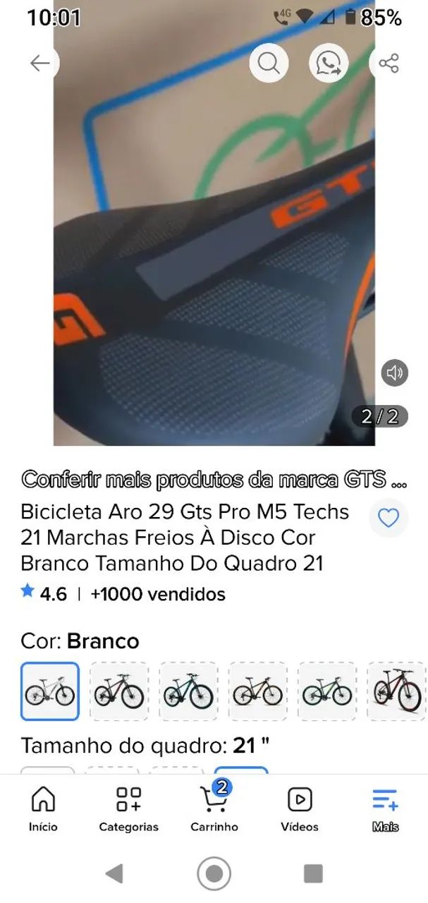 Bicicleta aro 29 nova - Foto 5