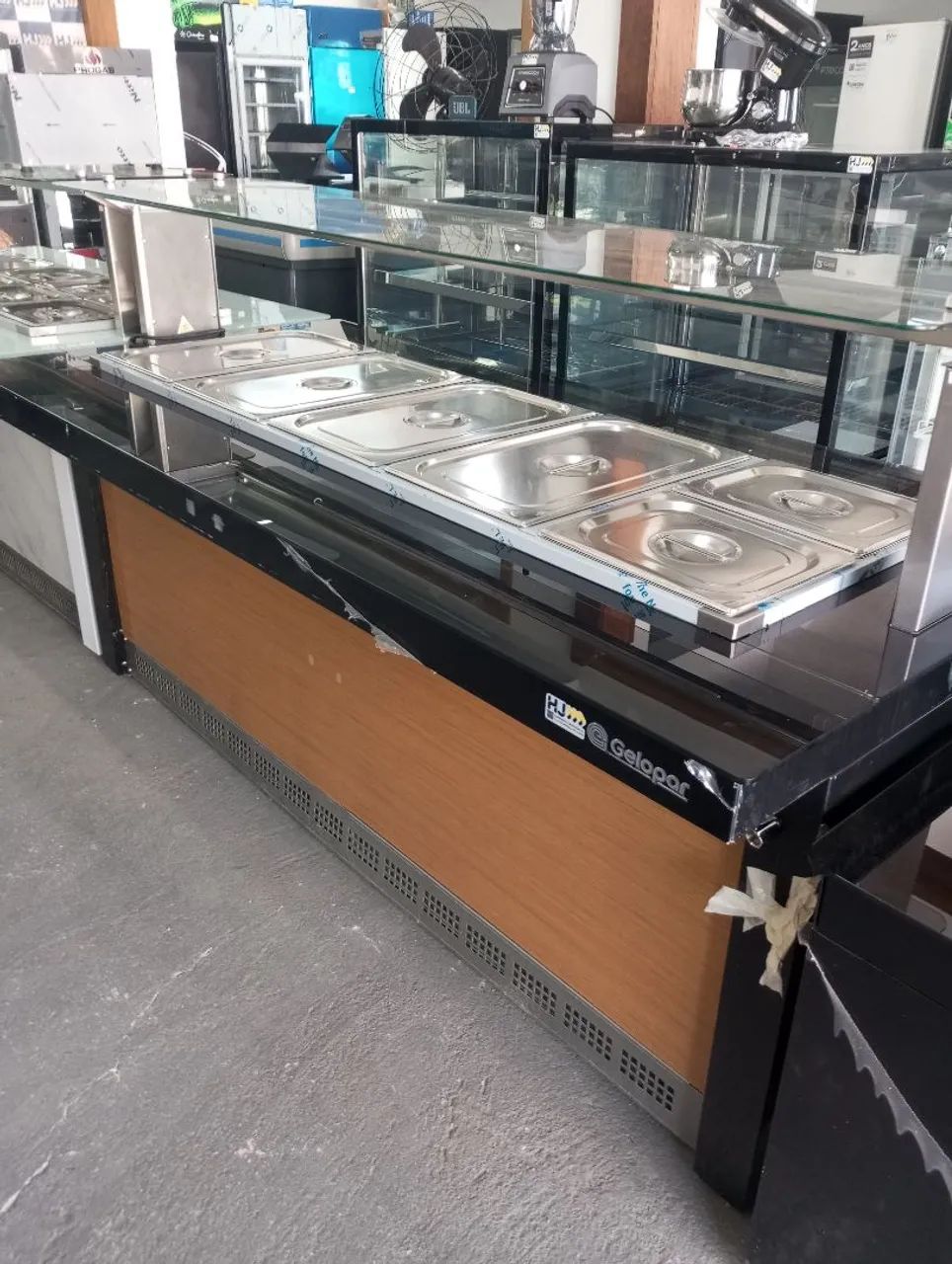 NZ. Buffet AQUECIDO 2 metros Gelopar 