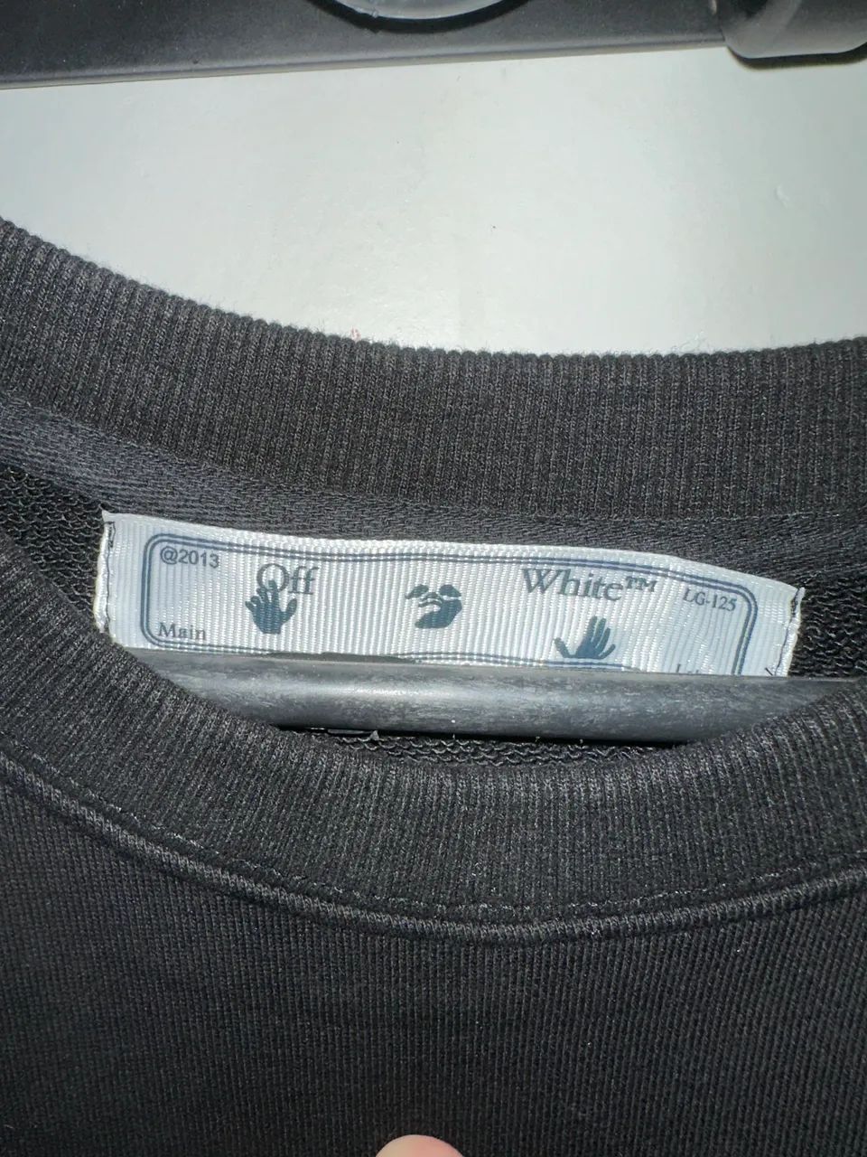 Moletom off white preto  - Foto 5