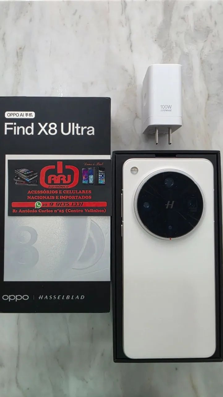 Oppo Find X8 Ultra 16GB 512GB 8Elite - Celulares e Smartphones