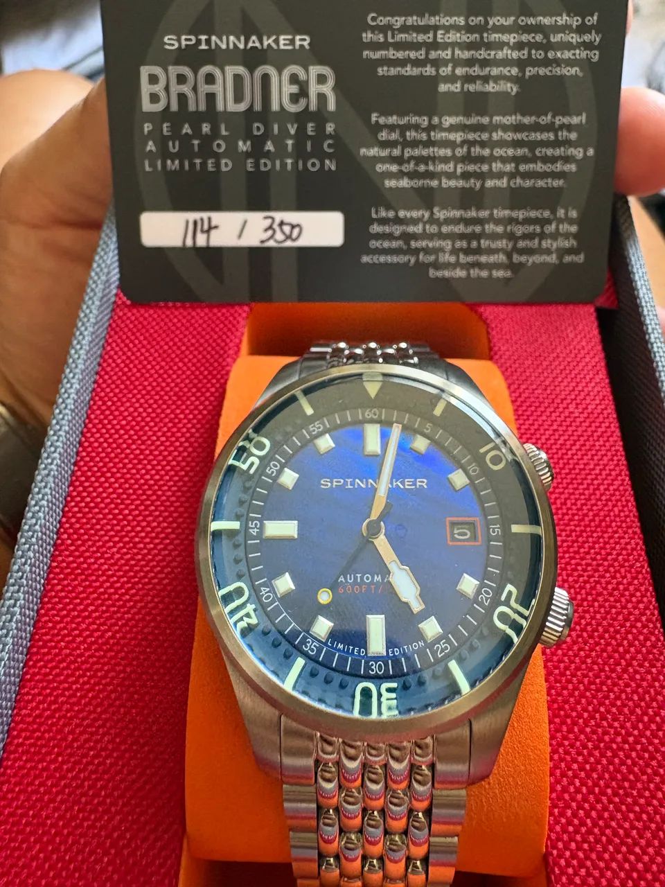 Relógio SPINNAKER Bradner Pearl Diver - Foto 2