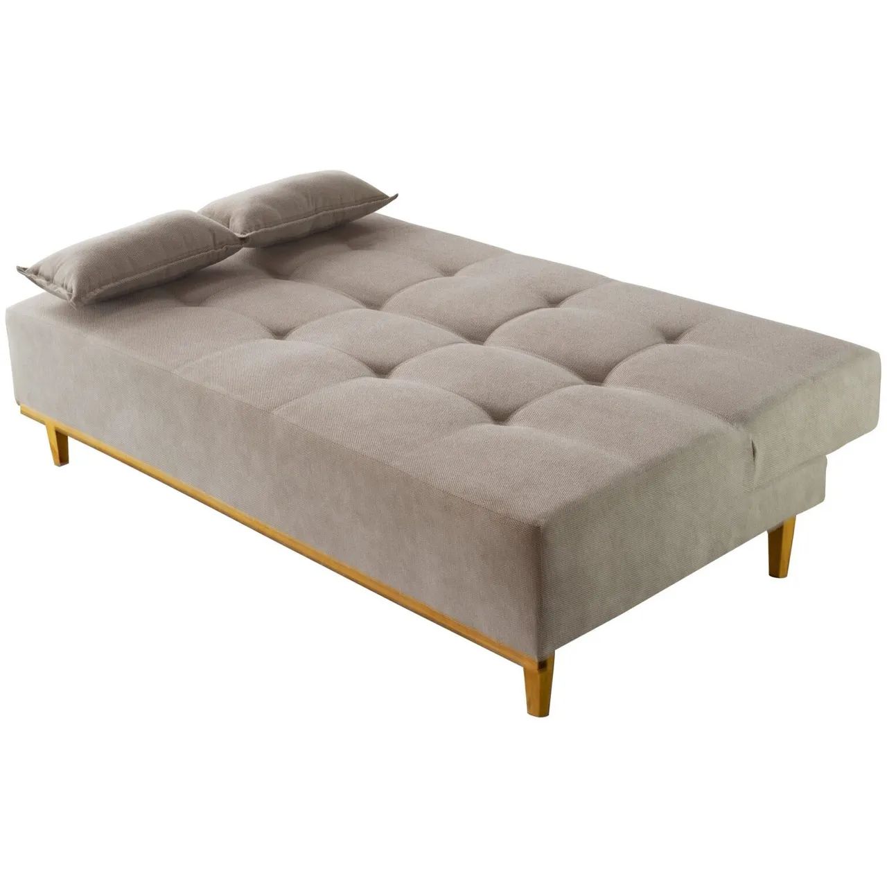 Sofá cama Dallas Linho cinza ou Bege / pague na entrega  - Foto 5